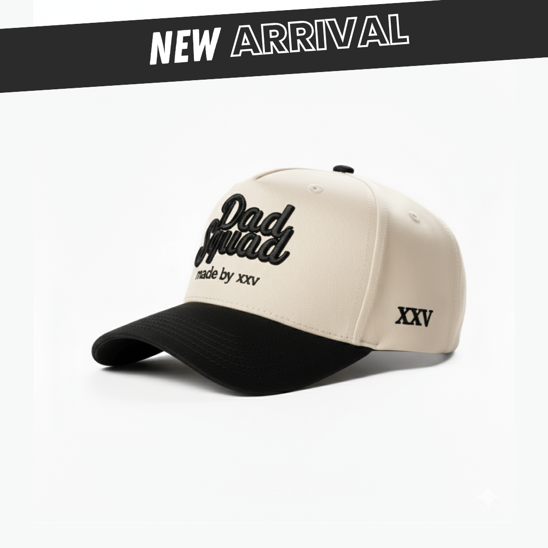 Dad Squad Black n White Hat