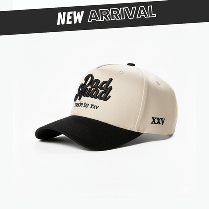 Dad Squad Black n White Hat
